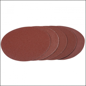 Draper APT257 Hook and Loop Aluminium Oxide Sanding Discs, 180mm, Assorted Grit (Pack of 5) - Code: 93428 - Pack Qty 1